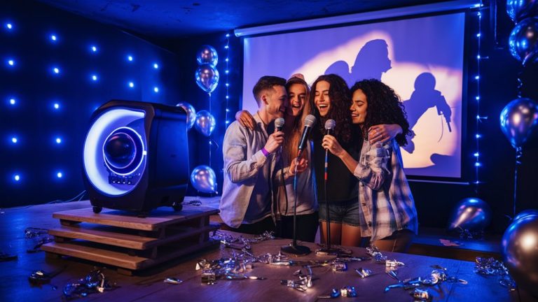 fun singing with friends