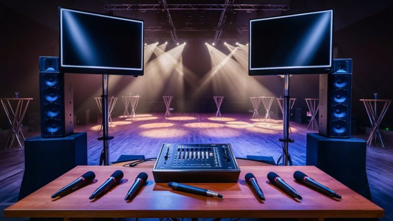 group entertainment sound equipment