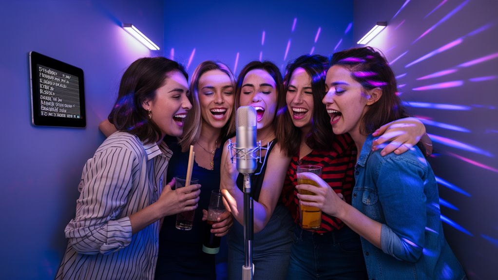 sing karaoke with friends