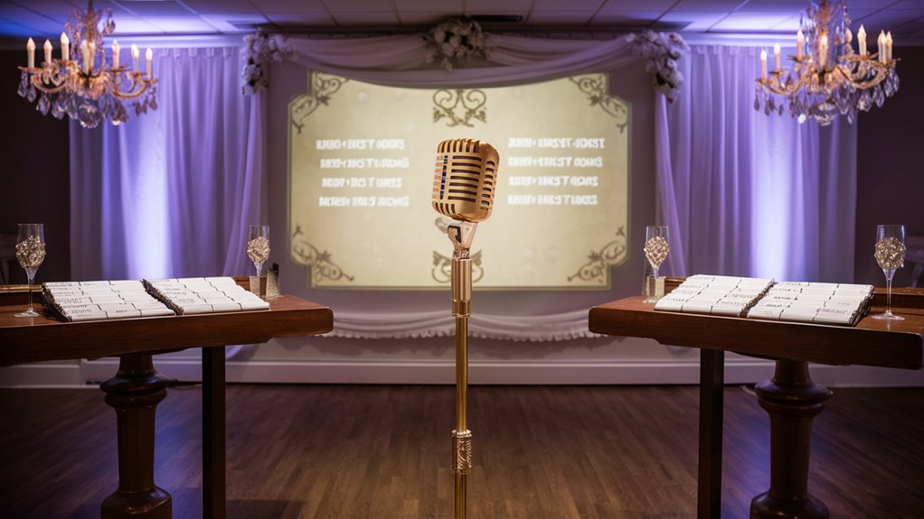 wedding karaoke party planning